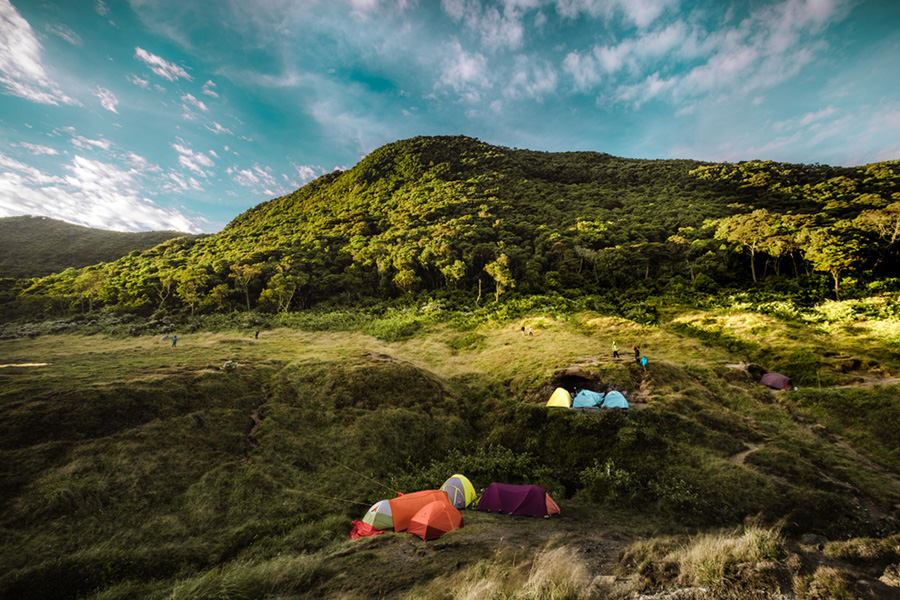 easy hiking trails in indonesia - mount gede
