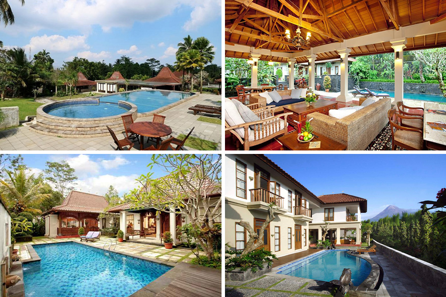 hotel jogja dengan pemandangan alam - The Cangkringan Jogja Villa & Spa