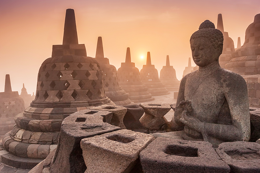 wisata sunrise magelang - Candi Borobudur