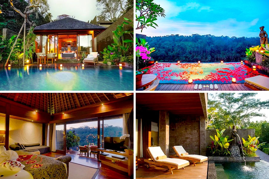 villa floating breakfast bali - Black Penny Villas Ubud