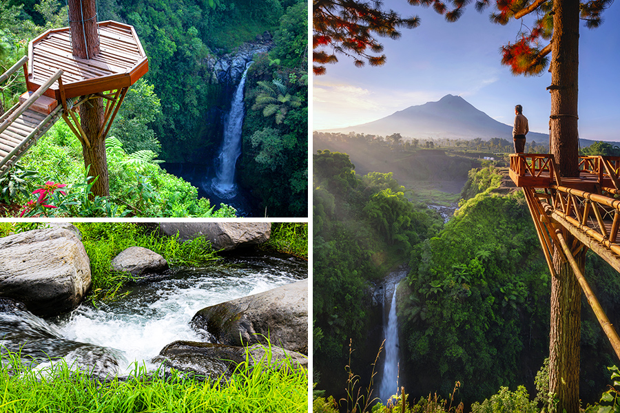wisata sunrise magelang - Air Terjun Kedung Kayang