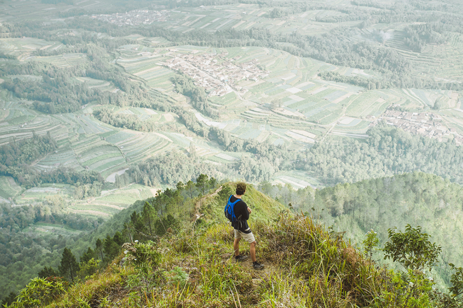 easy hiking trails in indonesia - mount andong