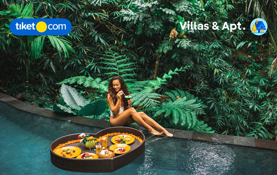 villas in bali with floating breakfast