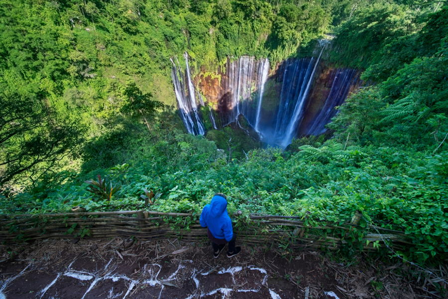 Unique Activities in East Java - tumpak sewu waterfall