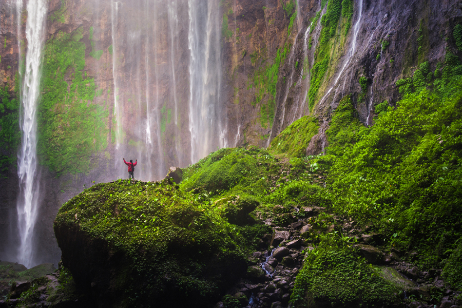 Unique Activities in East Java - tumpak sewu waterfall
