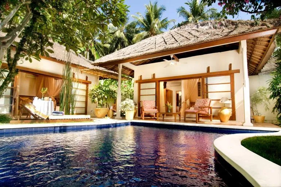 water hotels and villas in bali