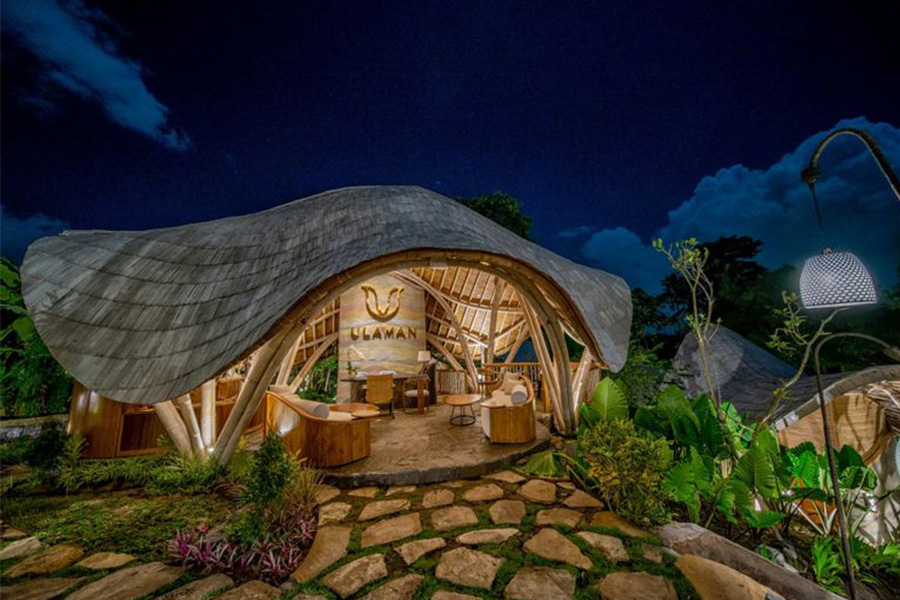 villas in bali with floating breakfast