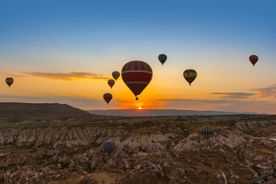 best hot air balloon rides - cappadocia