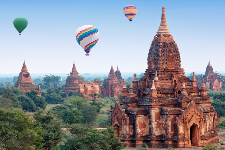 best hot air balloon rides - bagan