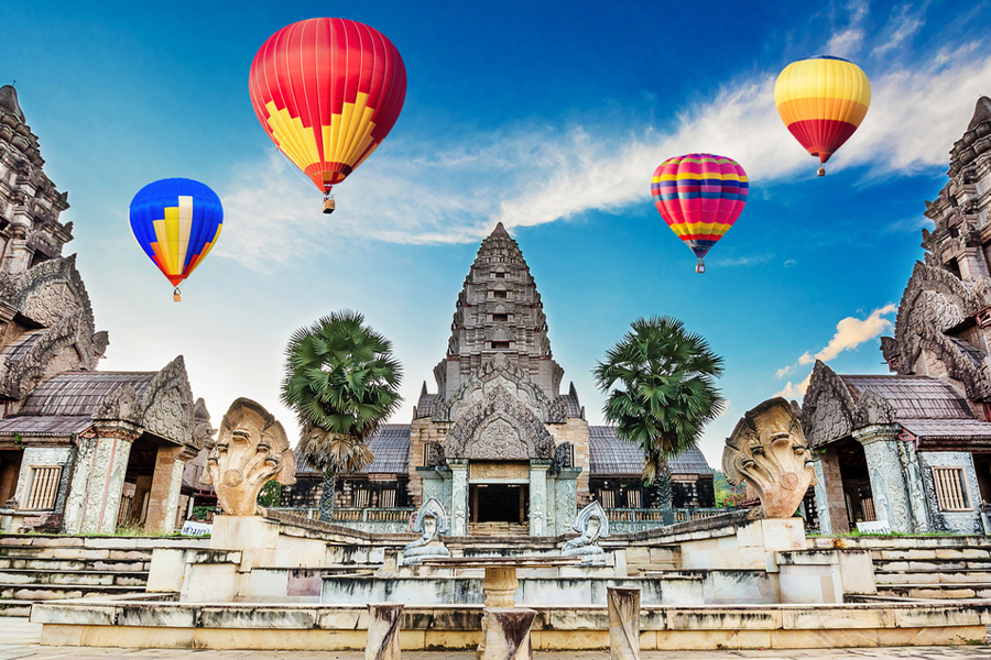 best hot air balloon rides - angkor wat 