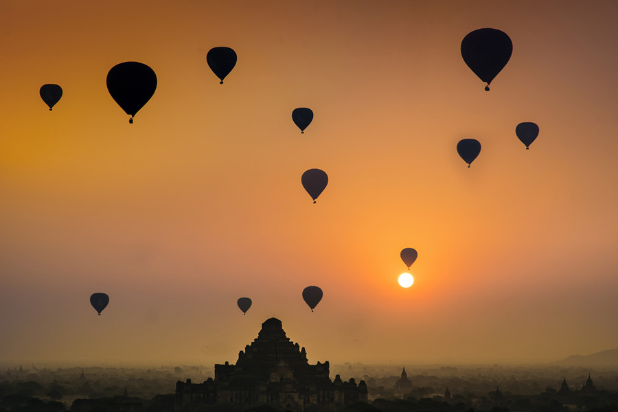 best hot air balloon rides - angkor wat