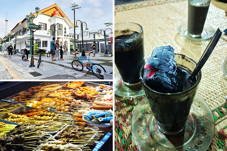 wisata dekat stasiun Jogja - Angkringan Kopi Jos Tugu (Selasar Malioboro)