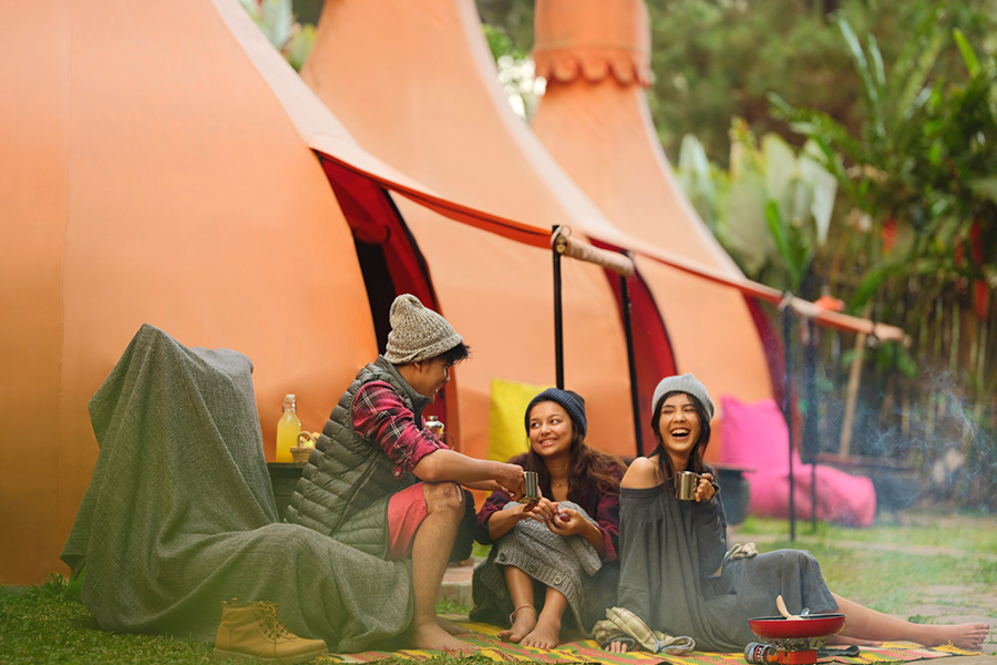 glamping bandung - The Lodge Maribaya