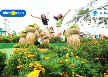 Batu Love Garden, dari Berasa Keliling Dunia sampai Dikepung Hamparan Bunga!