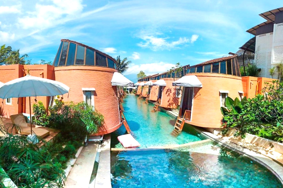 penginapan unik di semarang - Dusun The Villas Semarang