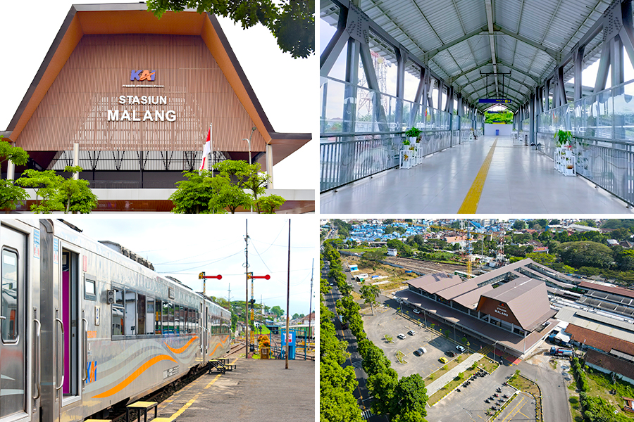 stasiun kereta terbesar di indonesia - Stasiun Malang Kota Baru