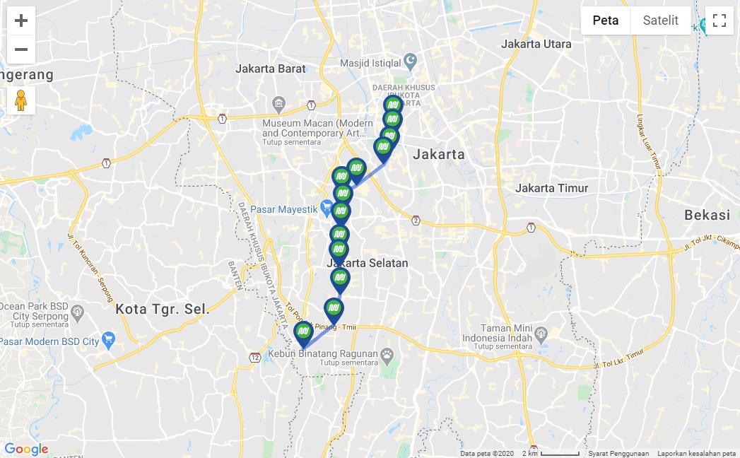 rute MRT Jakarta