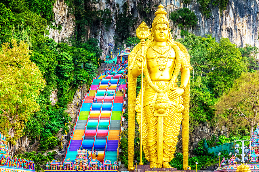 Batu Caves, destinasi wisata di Asia Tenggara Malaysia