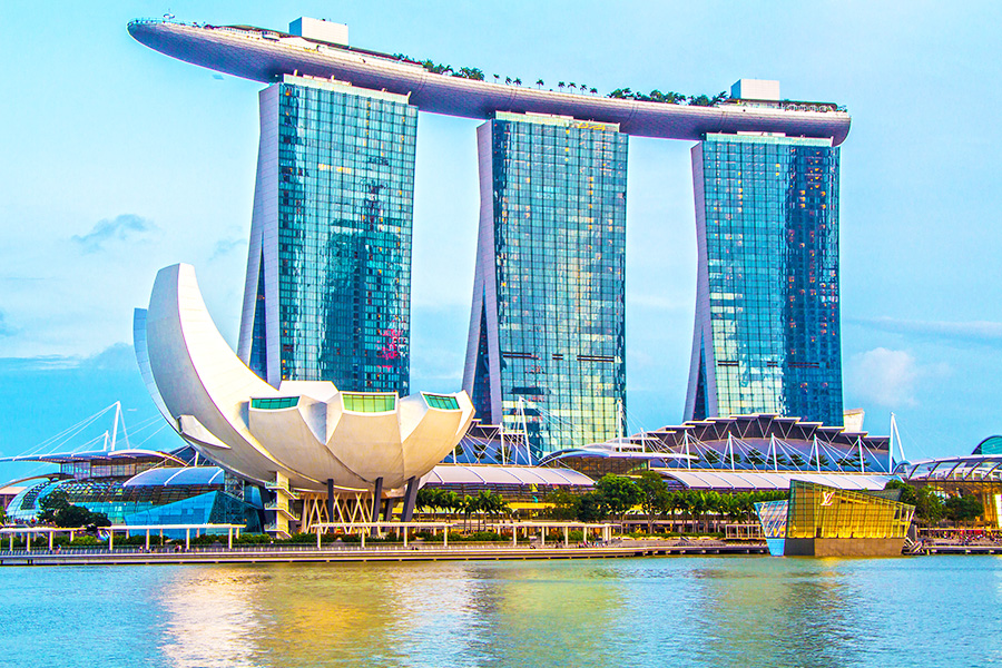 Marina Bay, destinasi wisata di Singapore Asia Tenggara