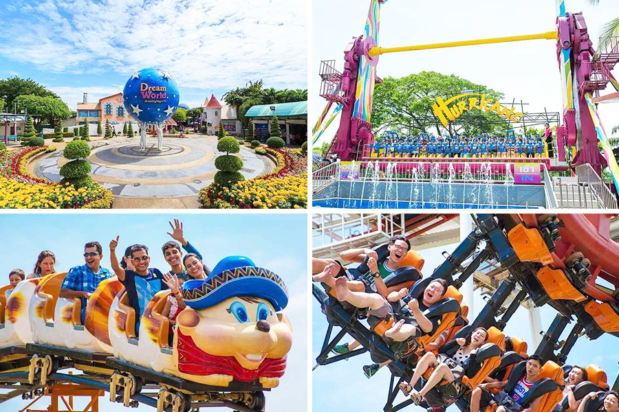 Berbagai wahana di Bangkok Dream World