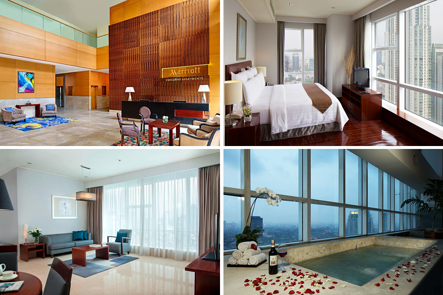 Hotel Jacuzzi Jakarta - The Mayflower, Jakarta - Marriott Executive Apartments