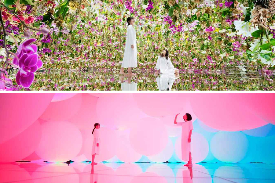 salah satu tempat wisata di Tokyo, teamlab Planets