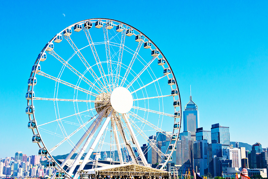 wisata Hong Kong Observation Wheels