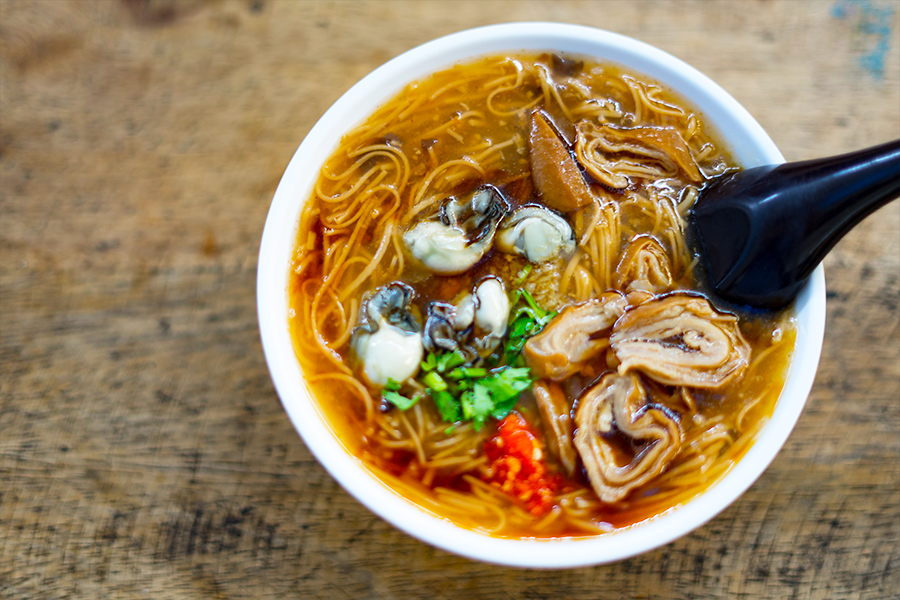 makanan khas taiwan Orh Ah Mee Sua
