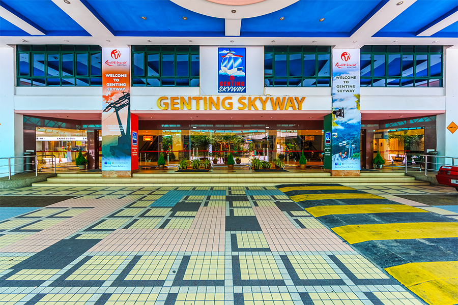 eksplor genting highland dengan cable car dari ketinggian