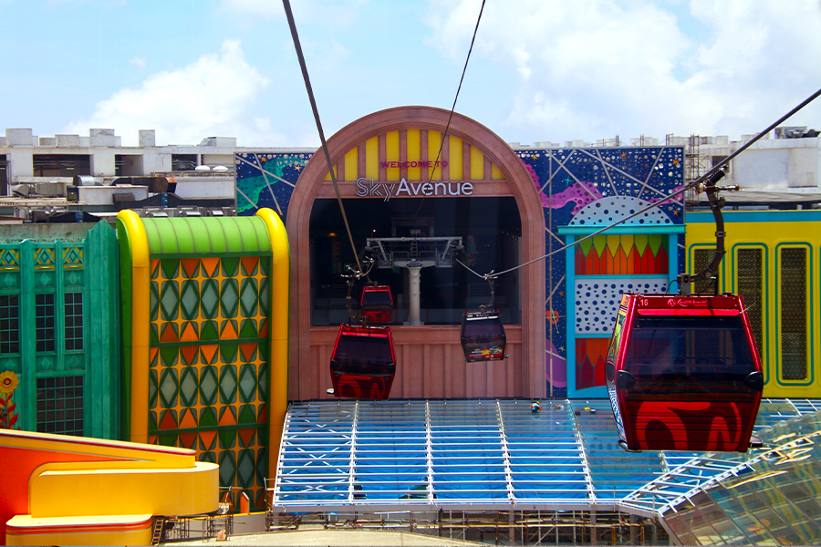 how to get to Genting Highlands Malaysia is by taking gondola cable car