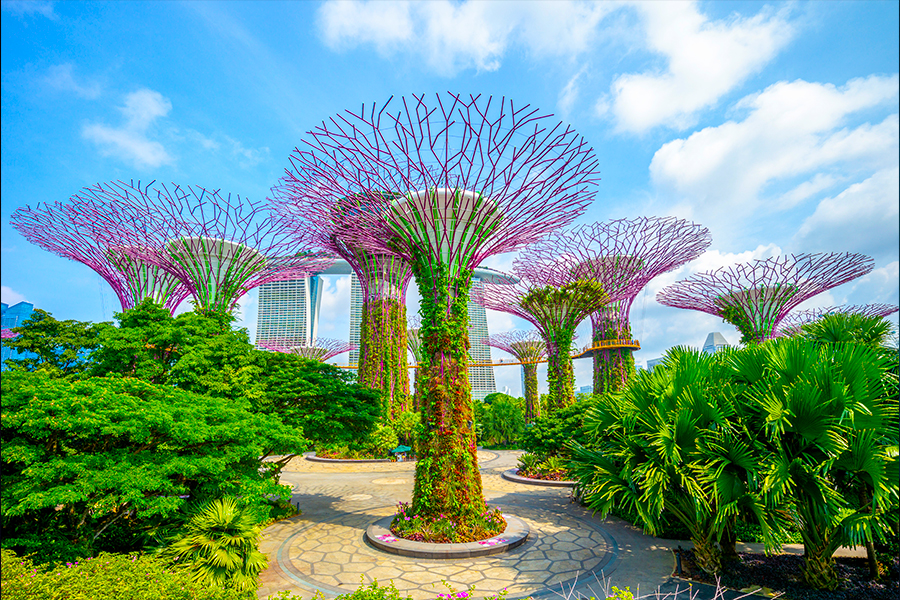 kebun bunga indoor terbesar jadi atraksi populer singapore malaysia