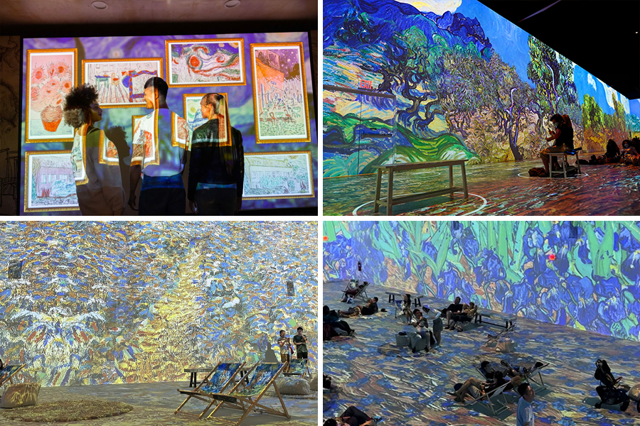 ruang imersif 360 derajat van gogh immersive experience