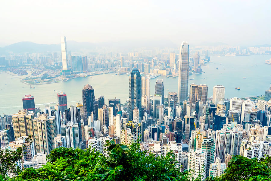 The Peak Tower is a must-visit destination after you taste Hongkong food.
