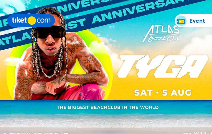 Wah Ada TYGA di ATLAS Beach Club 1st Anniversary, Jangan Sampai Kelewatan!
