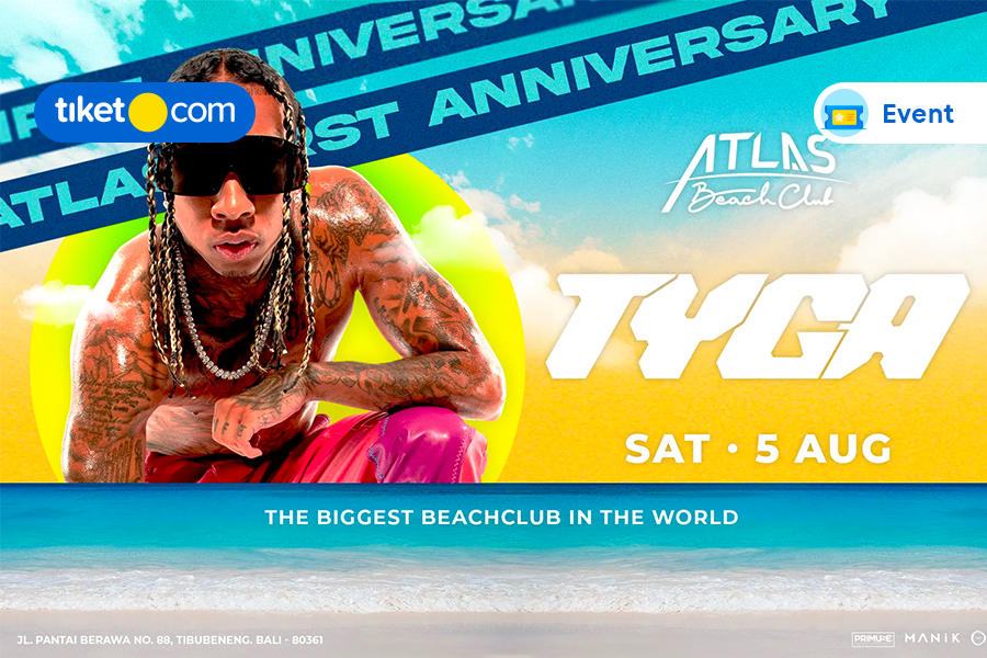 Wah Ada TYGA di ATLAS Beach Club 1st Anniversary, Jangan Sampai Kelewatan!