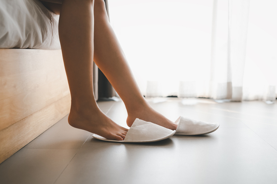 Hotel Room Items You Can Bring Home - Slippers