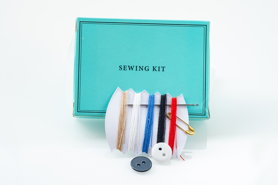 Hotel Room Items You Can Bring Home - Sewing Kit
