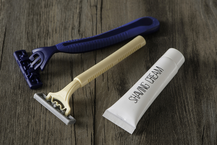Hotel Room Items You Can Bring Home - Shaving Kit