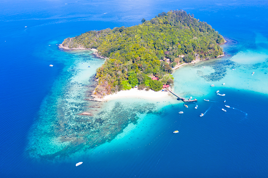 Tempat Wisata di Sabah - Tunku Abdul Rahman Marine Park