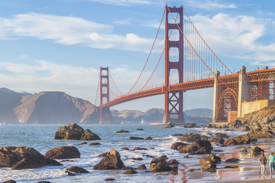 West Coast States - Golden Gate Bridge