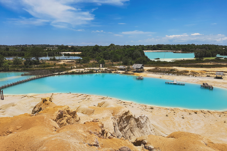 Explore Riau Islands - Busung Sand Dunes and Blue Lake