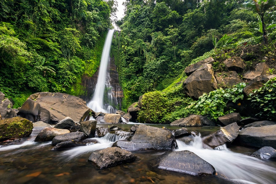 beautiful waterfalls in bali