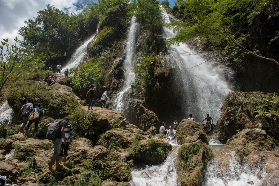 Tempat Trekking dan Jogging di Jogja - Air Terjun Sri Gethuk