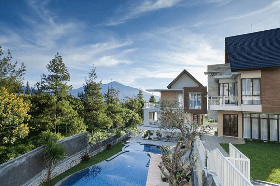vila nyaman di batu malang