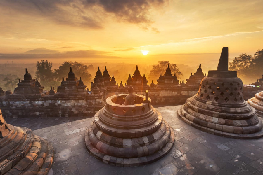 aktivitas asyik di sekitar borobudur
