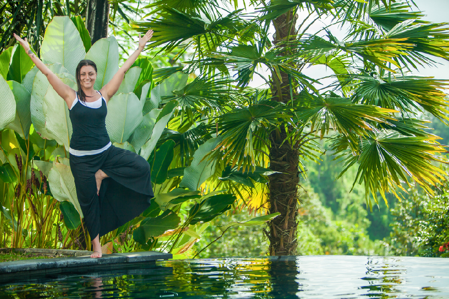 Tempat yoga di Bali