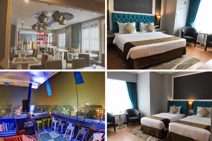 interior mauve hotel palembang collage
