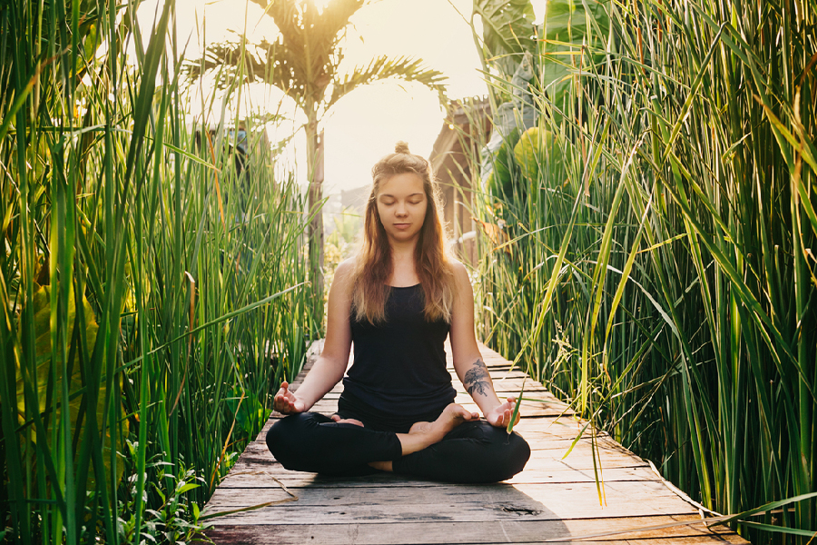 Tempat yoga di Bali