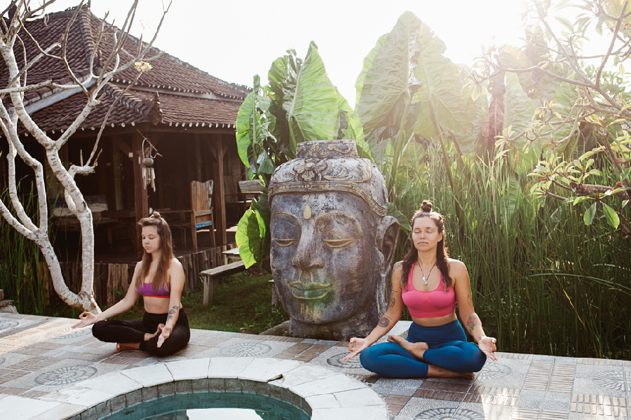 Tempat yoga di Bali