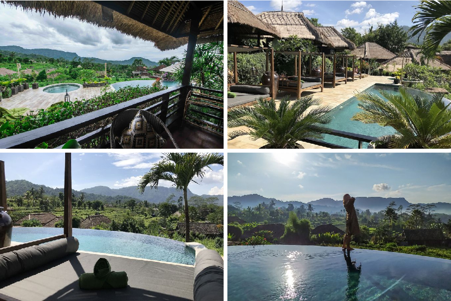 penginapan dengan infinity pool bali